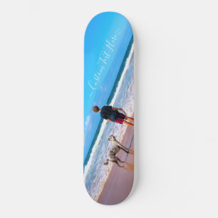 Aangepaste foto en tekst - Uw eigen ontwerp - Vrie Persoonlijk Skateboard