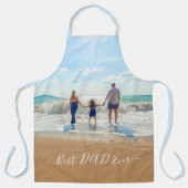 Aangepaste foto en tekst Uw ontwerp - Beste DAD oo Schort (Voorkant)