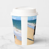 Aangepaste foto en tekst Uw ontwerp - Beste MOM oo Papieren Bekers (Links)