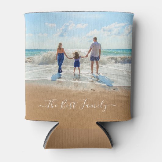 Aangepaste foto en tekst Uw ontwerp De beste reeks Blikjeskoeler (Voorkant)