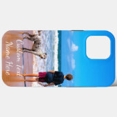 Aangepaste foto en tekst uw zomerontwerp met huisd Case-Mate iPhone case (Achterkant (horizontaal))
