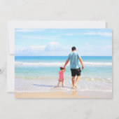 Aangepaste foto en tekst Vaderdag Kaart (Achterkant)