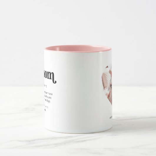 Aangepaste foto en tekst van Dog Mam Mok (Midden)