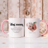 Aangepaste foto en tekst van Dog Mam Mok