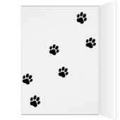 Aangepaste foto en tekst van huisdier verjaardagsk (Binnen (Links))