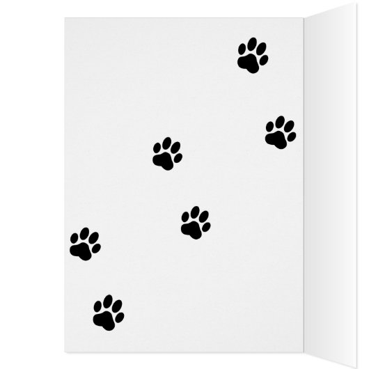 Aangepaste foto en tekst van huisdier verjaardagsk (Binnen (Links))