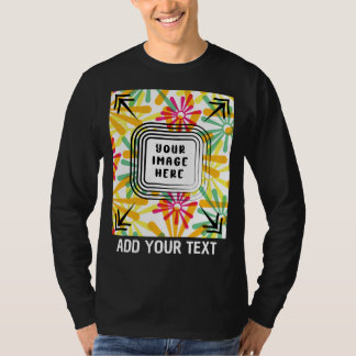 Aangepaste foto en tekst Voeg fototekst toe T-shirt