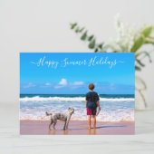 Aangepaste Foto en Tekst Zomer Kaarten (Staand voorkant)