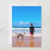 Aangepaste Foto en Tekst Zomer Kaarten (Achterkant)