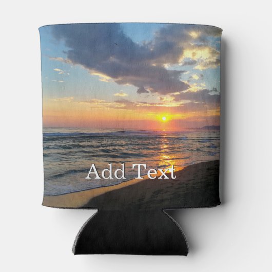 Aangepaste foto- en tekstaangepaste Koelbox Blikjeskoeler (Achterkant)