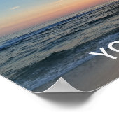 Aangepaste foto- en tekstafdrukken Poster (Hoek)