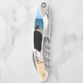 Aangepaste foto- en tekstafschroef uw eigen ontwer kurkentrekker (Achterkant)