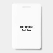 Aangepaste foto- en tekstbadjes voor medische prof badge (Achterkant)