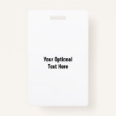 Aangepaste foto- en tekstbadjes voor medische prof badge (Achterkant)