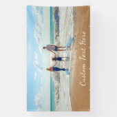 Aangepaste foto- en tekstbanner - Uw gezinsontwerp Spandoek (Verticaal)