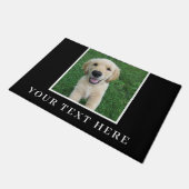 Aangepaste foto- en tekstdoorvoer deurmat (Schuin)