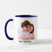 Aangepaste foto- en tekstfamilie mok (Links)