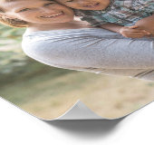 Aangepaste foto- en tekstfamilie poster (Hoek)
