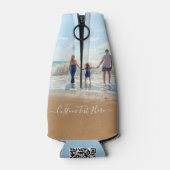 Aangepaste foto- en tekstflesje koel Uw ontwerp Flesjeskoeler (Achterkant)