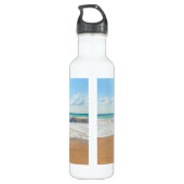 Aangepaste foto- en tekstflesje Roestvrij staal Waterfles (Achterkant)