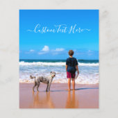 Aangepaste foto- en tekstflyer Uw eigen ontwerp Flyer (Achterkant)