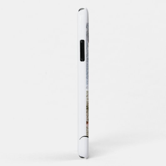 Aangepaste foto- en tekstfotocollage Case-Mate iPhone case (Achterkant/rechts)