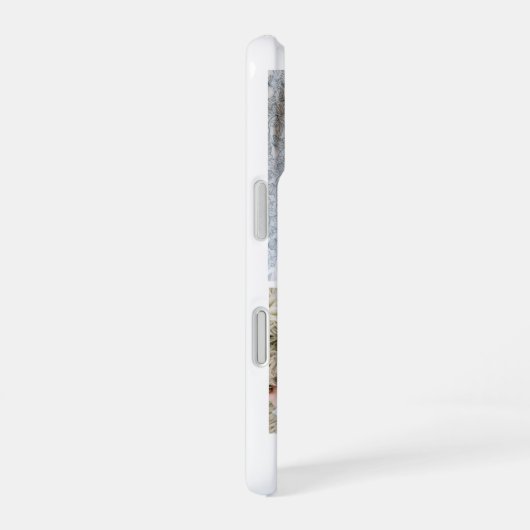 Aangepaste foto- en tekstfotocollage iPhone 16 hoesje (Rechterkant)