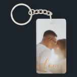 Aangepaste foto- en tekstfotocollage sleutelhanger<br><div class="desc">Maak een Gepersonaliseerde sleutelhanger van het keepaardje van de Foto van Ricaso - voeg uw eigen foto's en tekst toe - de giften van de het grootboekje van de foto collage</div>