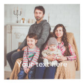 Aangepaste foto- en tekstgeheugenkubus kubus (Voorkant)