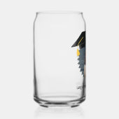 Aangepaste foto- en tekstgraduatiecap blikvorm glas (Rechts)