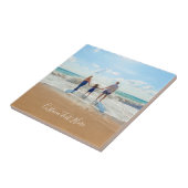 Aangepaste foto- en tekstkeramiek voor uw eigen on tegeltje (Zijkant)