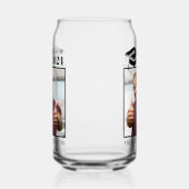 Aangepaste foto- en tekstkleur blikvorm glas (Rechts)