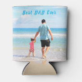 Aangepaste foto- en tekstKoelbox - Beste DAD ooit Blikjeskoeler (Voorkant)