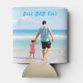 Aangepaste foto- en tekstKoelbox - Beste DAD ooit Blikjeskoeler (Achterkant)