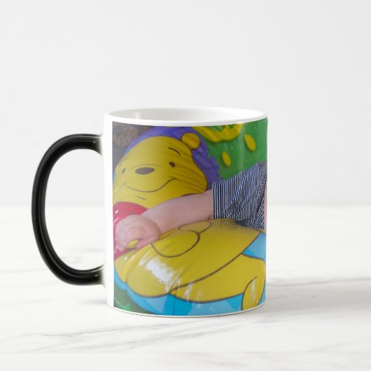 Aangepaste foto- en tekstMok. Magische Mok (Links)