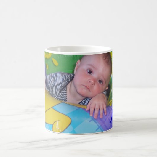 Aangepaste foto- en tekstMok. Magische Mok (Center)