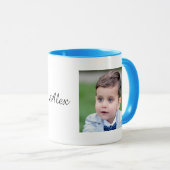 Aangepaste foto- en tekstmok, persoonlijke foto-mo mok (Voorkant rechts)
