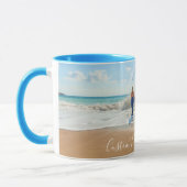 Aangepaste foto- en tekstMok Uw fotoontwerp Mok (Links)