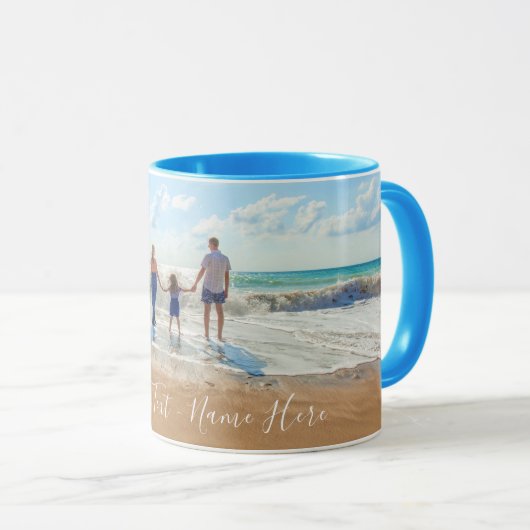 Aangepaste foto- en tekstMok Uw fotoontwerp Mok (Voorkant rechts)