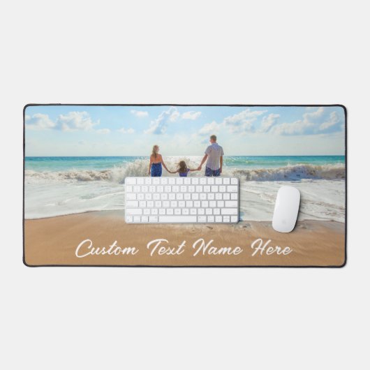Aangepaste foto- en tekstnaambureaumat bureaumat (Keyboard & Muis)