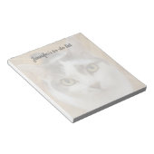 Aangepaste foto- en tekstnotitieblok notitieblok (Schuin)