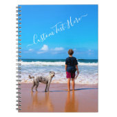 Aangepaste foto- en tekstnotitieboekje Eigen ontwe Notitieboek (Voorkant)