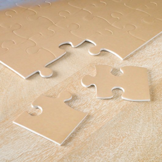 Aangepaste foto- en tekstpuzzel gepersonaliseerd legpuzzel (Zijkant)