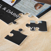 Aangepaste foto- en tekstpuzzel legpuzzel (Zijkant)