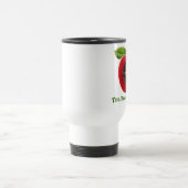 Aangepaste foto- en tekstreismuis voor Apple Face Reisbeker (Center)