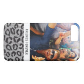 Aangepaste foto- en tekstruimte met luipspatroon Case-Mate iPhone case (Achterkant (Horizontaal))