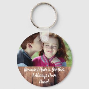 Aangepaste foto- en tekstsleutelhanger, Cadeau voo Sleutelhanger