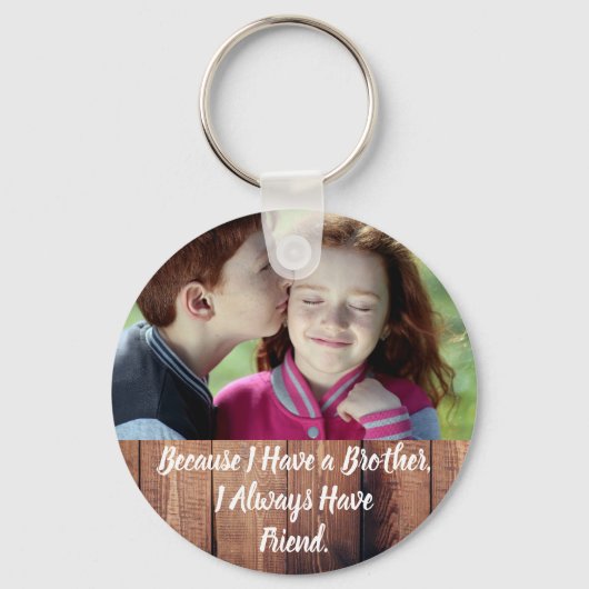 Aangepaste foto- en tekstsleutelhanger, Cadeau voo Sleutelhanger (Voorkant)