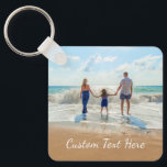 Aangepaste foto- en tekstSleutelhanger met uw fami Sleutelhanger<br><div class="desc">Aangepaste foto en tekst - Uniek uw eigen ontwerp - Gepersonaliseerde familie / vrienden of persoonlijke cadeautjes - Voeg Jouw tekst en foto toe - vergroot en verplaats elementen met aanpassingsgereedschap!</div>
