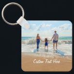 Aangepaste foto- en tekstSleutelhanger Uw zomeront Sleutelhanger<br><div class="desc">Aangepaste foto en tekst - Uniek uw eigen ontwerp - Gepersonaliseerde familie / vrienden of persoonlijke cadeautjes - Voeg Jouw tekst en foto toe - vergroot en verplaats elementen met aanpassingsgereedschap!</div>